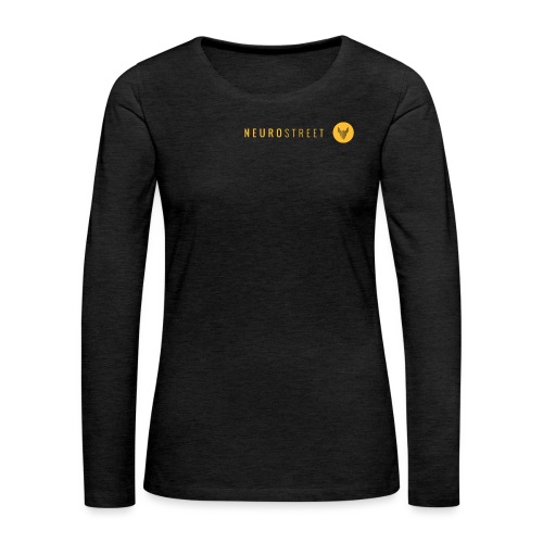 Neurostreet + We Create Winning Traders YELLOW - Women's Premium Slim Fit Long Sleeve T-Shirt