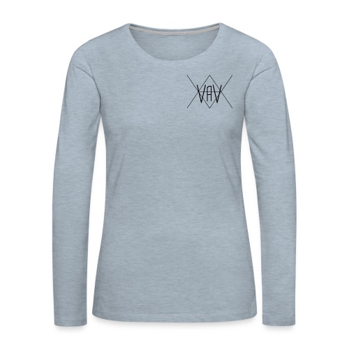 VaV Hoodies - Women's Premium Slim Fit Long Sleeve T-Shirt