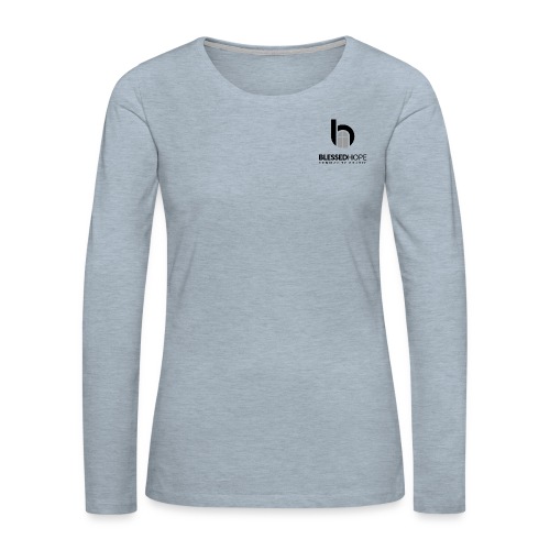 BHCC Black Logo - Women's Premium Slim Fit Long Sleeve T-Shirt