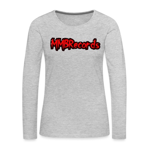 MMBRECORDS - Women's Premium Slim Fit Long Sleeve T-Shirt