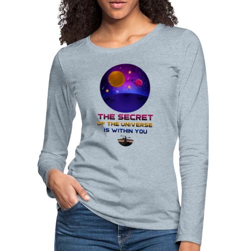 The Secret Of The Universe - Women's Premium Slim Fit Long Sleeve T-Shirt