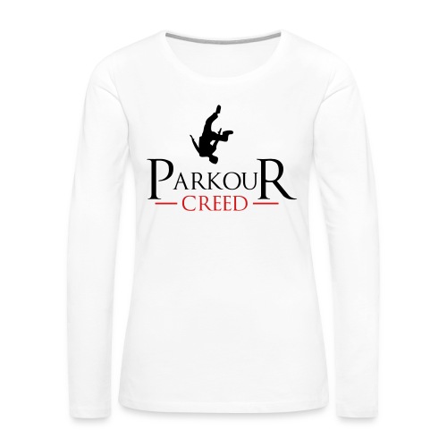 Parkour Creed - Women's Premium Slim Fit Long Sleeve T-Shirt