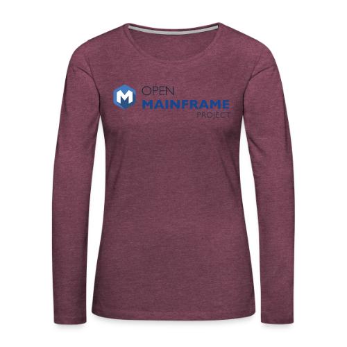 Open Mainframe Project - Women's Premium Slim Fit Long Sleeve T-Shirt