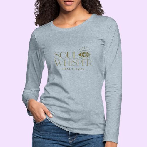 Soul Whisper - Metallic Design - Women's Premium Slim Fit Long Sleeve T-Shirt