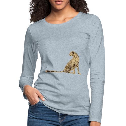 Cheetah - Women's Premium Slim Fit Long Sleeve T-Shirt