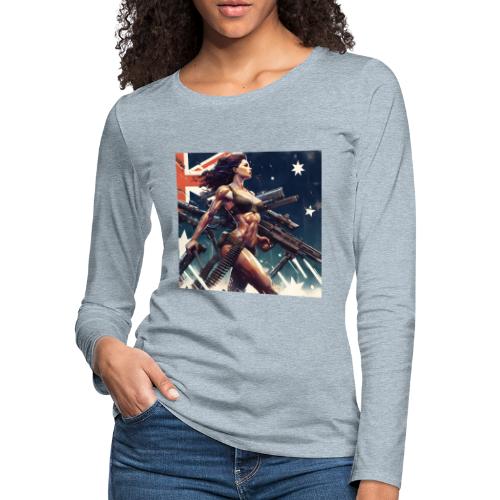 THANK YOU FOR YOUR SERVICE MATE (ORIGINAL) II - Women's Premium Slim Fit Long Sleeve T-Shirt