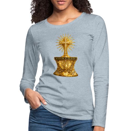 Wisdom is Heaven - Women's Premium Slim Fit Long Sleeve T-Shirt