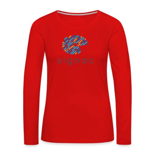 signac - Women's Premium Slim Fit Long Sleeve T-Shirt