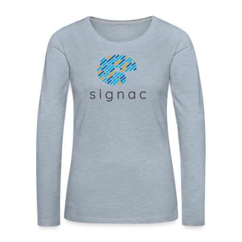 signac - Women's Premium Slim Fit Long Sleeve T-Shirt