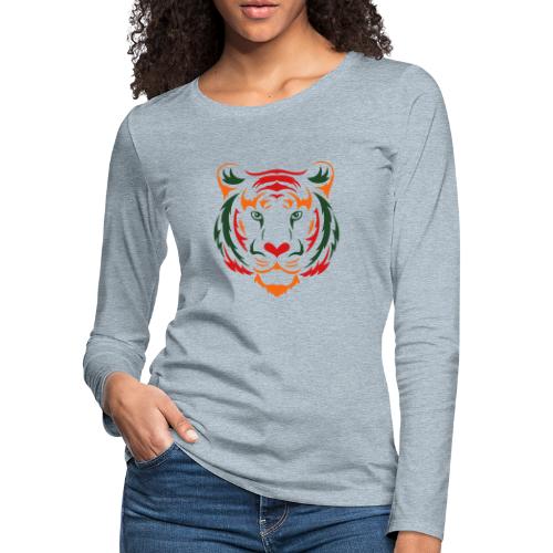 Tiger Love - Women's Premium Slim Fit Long Sleeve T-Shirt