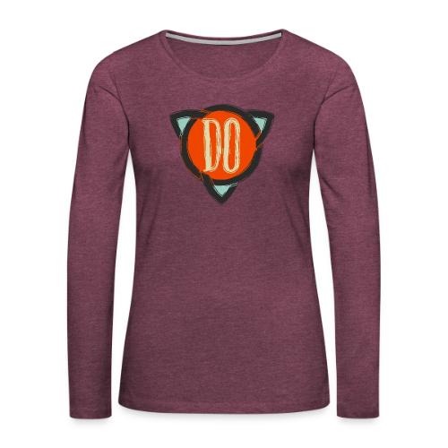 Do Anything Logo - Women's Premium Slim Fit Long Sleeve T-Shirt