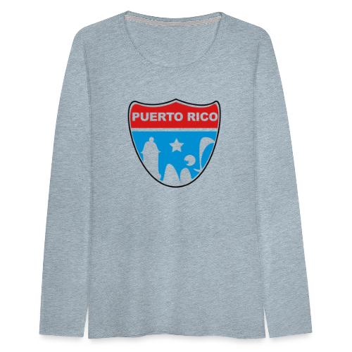 Puerto Rico Road - Women's Premium Slim Fit Long Sleeve T-Shirt