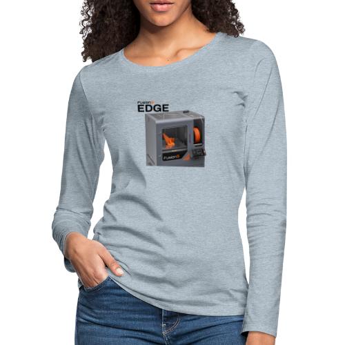 Fusion3 EDGE 3D Printer - Women's Premium Slim Fit Long Sleeve T-Shirt