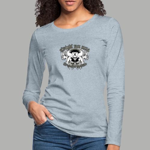 Stright Raw MMA - Women's Premium Slim Fit Long Sleeve T-Shirt