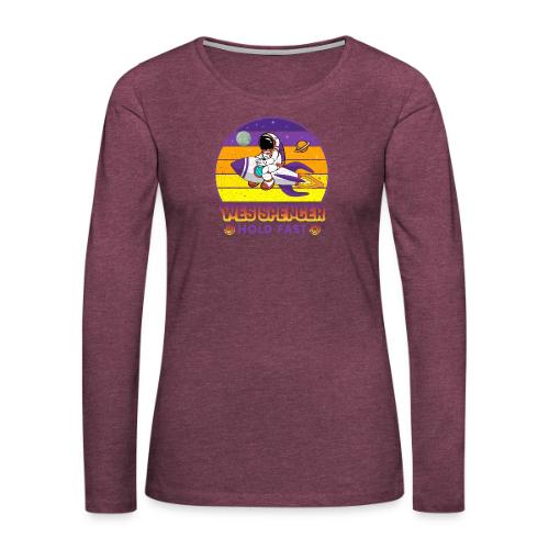 Wes Spencer - HOLD Fast - Women's Premium Slim Fit Long Sleeve T-Shirt