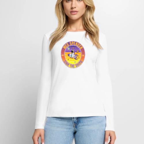 Wes Spencer - Sink the Ships - Women's Premium Slim Fit Long Sleeve T-Shirt