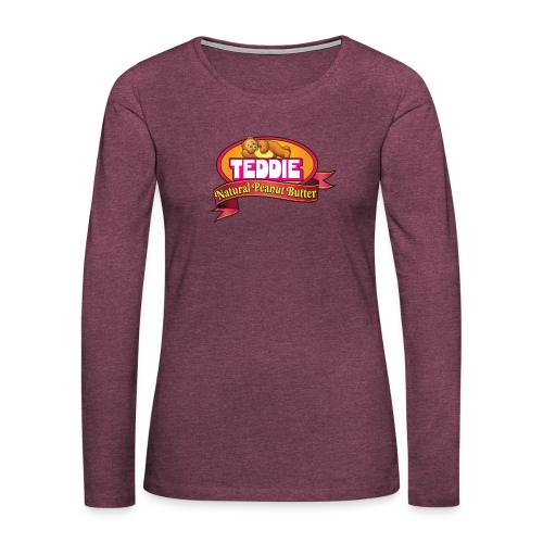 Teddie All Natural Logo - Women's Premium Slim Fit Long Sleeve T-Shirt