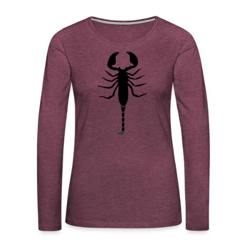 scorpion - Women's Premium Slim Fit Long Sleeve T-Shirt