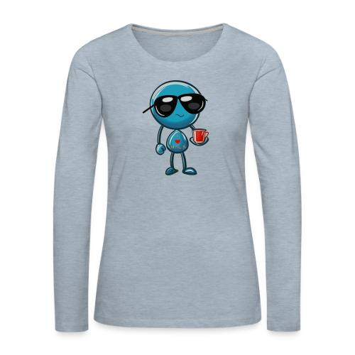 Smoon City 3_I heart Mrs S - Women's Premium Slim Fit Long Sleeve T-Shirt