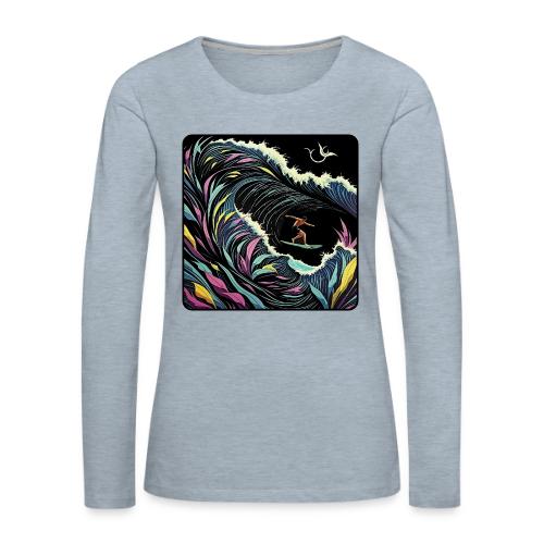 Air Drop - Women's Premium Slim Fit Long Sleeve T-Shirt
