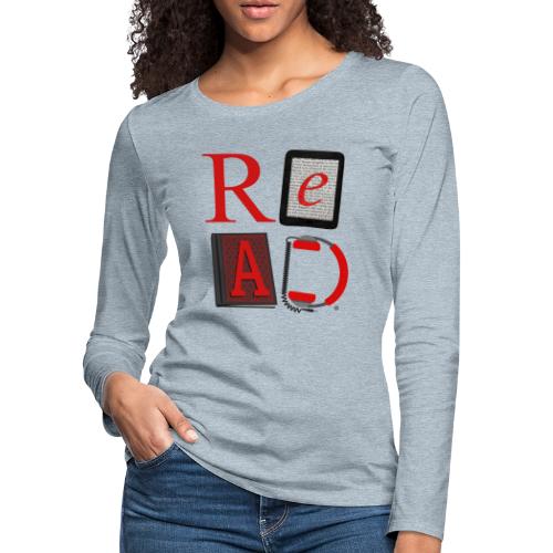 READ Your Way - Women's Premium Slim Fit Long Sleeve T-Shirt