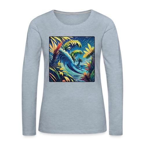 Unfriendly Local - Women's Premium Slim Fit Long Sleeve T-Shirt