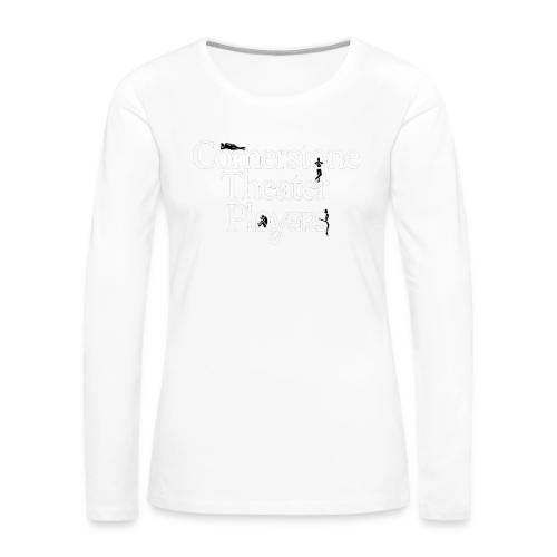 Cornerstone Theater Players (Light) - Women's Premium Slim Fit Long Sleeve T-Shirt