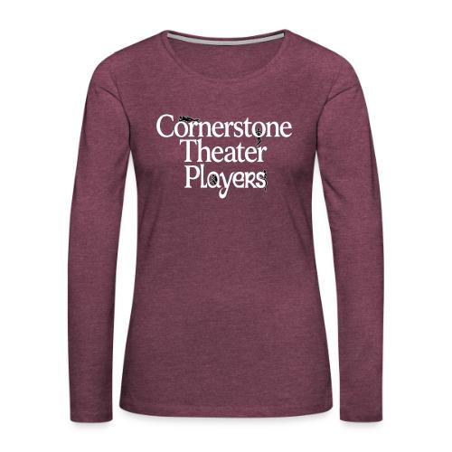 Cornerstone Theater Players (Light) - Women's Premium Slim Fit Long Sleeve T-Shirt