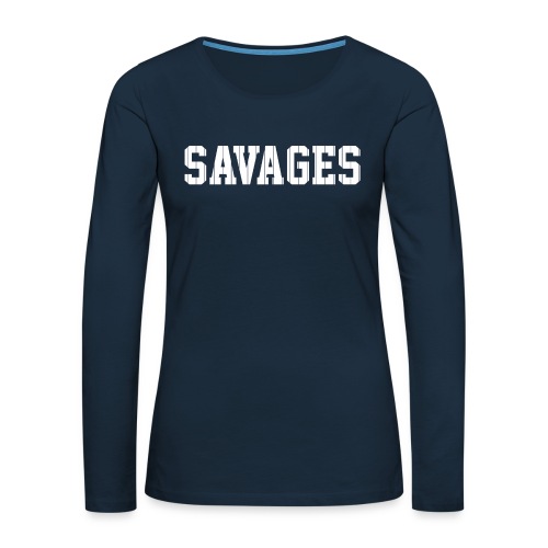 New York Savages - Women's Premium Slim Fit Long Sleeve T-Shirt