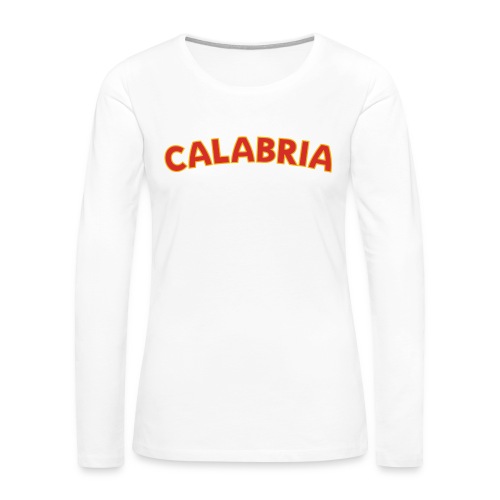 Calabria - Women's Premium Slim Fit Long Sleeve T-Shirt