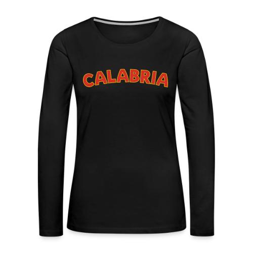 Calabria - Women's Premium Slim Fit Long Sleeve T-Shirt