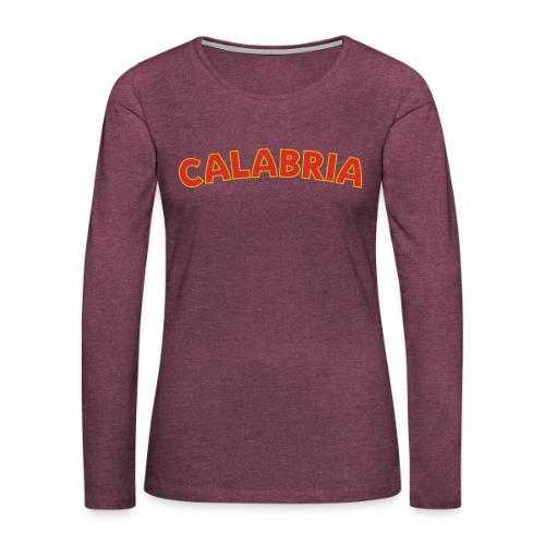 Calabria - Women's Premium Slim Fit Long Sleeve T-Shirt