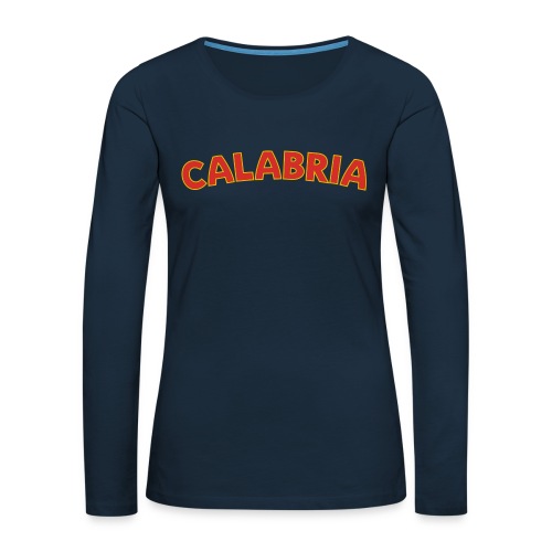 Calabria - Women's Premium Slim Fit Long Sleeve T-Shirt