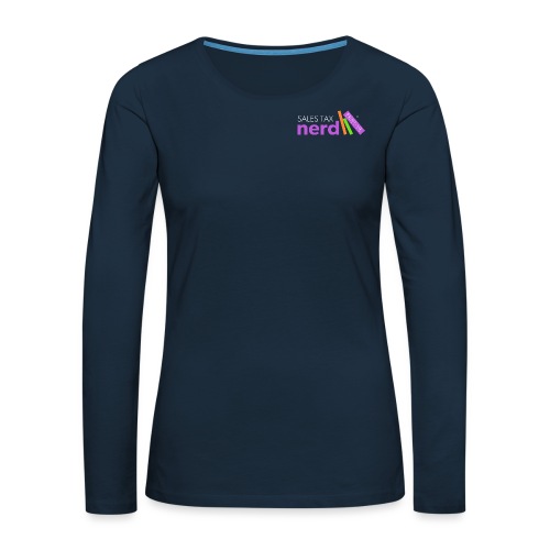Sales Tax Nerd - Women's Premium Slim Fit Long Sleeve T-Shirt
