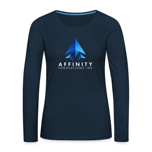 Affinity Inc white - Women's Premium Slim Fit Long Sleeve T-Shirt