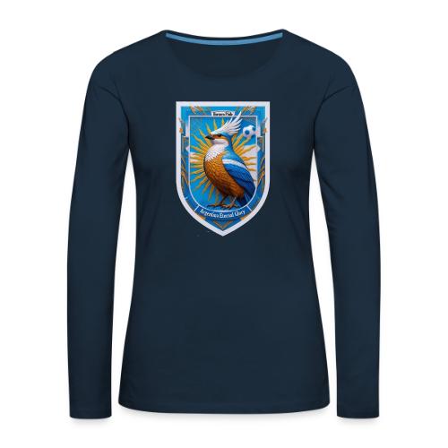 Argentina Hornero Pride T Shirt, Football Gift - Women's Premium Slim Fit Long Sleeve T-Shirt