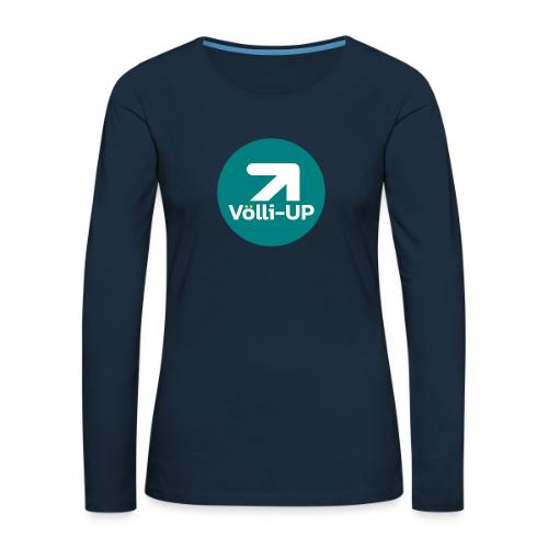 Circle Logo - Women's Premium Slim Fit Long Sleeve T-Shirt