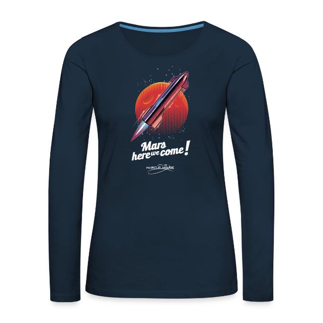 Mars Here We Come - Dark - With Logo