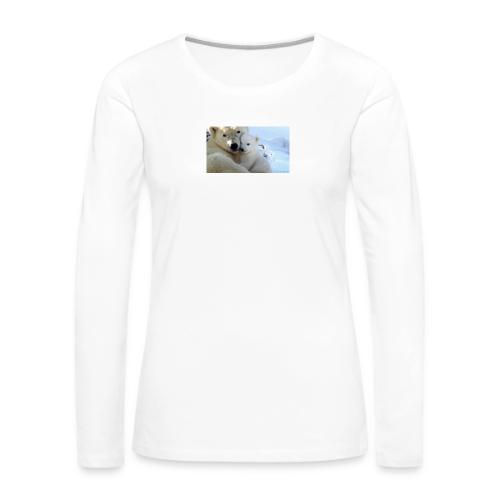 polarbearhug - Women's Premium Slim Fit Long Sleeve T-Shirt