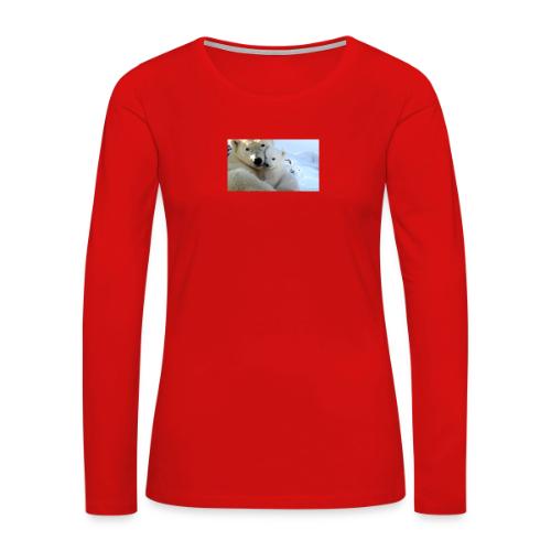polarbearhug - Women's Premium Slim Fit Long Sleeve T-Shirt