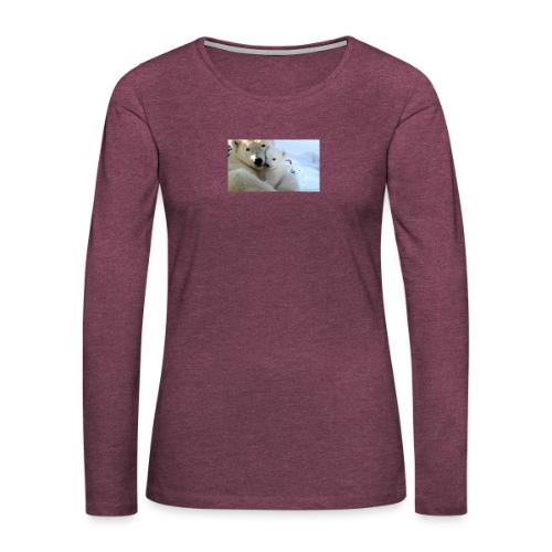 polarbearhug - Women's Premium Slim Fit Long Sleeve T-Shirt