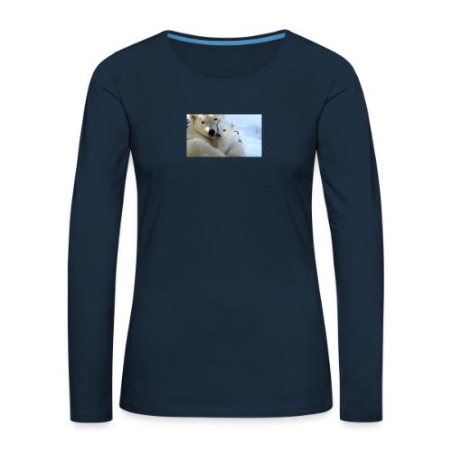 polarbearhug - Women's Premium Slim Fit Long Sleeve T-Shirt