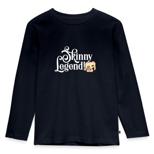 Skinny Legend_onblack - Toddler Premium Organic Long Sleeve Shirt