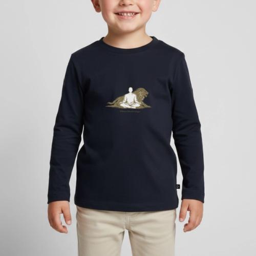 Silence Builds Kings Meditation Lion - Toddler Premium Long Sleeve Shirt