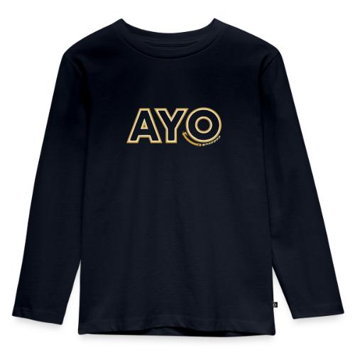 AyoGaming's Logo v1 - Toddler Premium Organic Long Sleeve Shirt