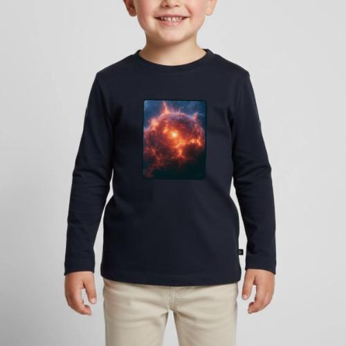 Exploding Supernova Space Art - Toddler Premium Organic Long Sleeve Shirt