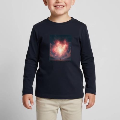 Supernova Sky Sci-Fi Artwork - Toddler Premium Organic Long Sleeve Shirt