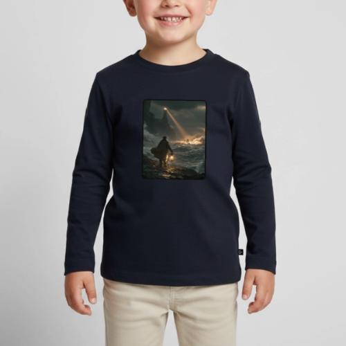 The Lone Lightkeeper's Beacon - Toddler Premium Organic Long Sleeve Shirt