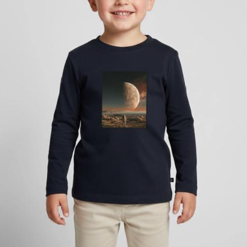 Astronaut on an Alien Moon - Toddler Premium Organic Long Sleeve Shirt