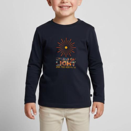 Speed of light - Toddler Premium Organic Long Sleeve Shirt